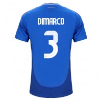 Italien Federico Dimarco #3 Fußballbekleidung Heimtrikot EM 2024 Kurzarm